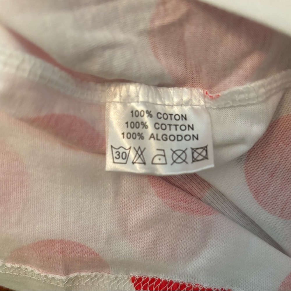 🚴‍♀️T-Shirt Polka Dots Red & White - Picture 5 of 8